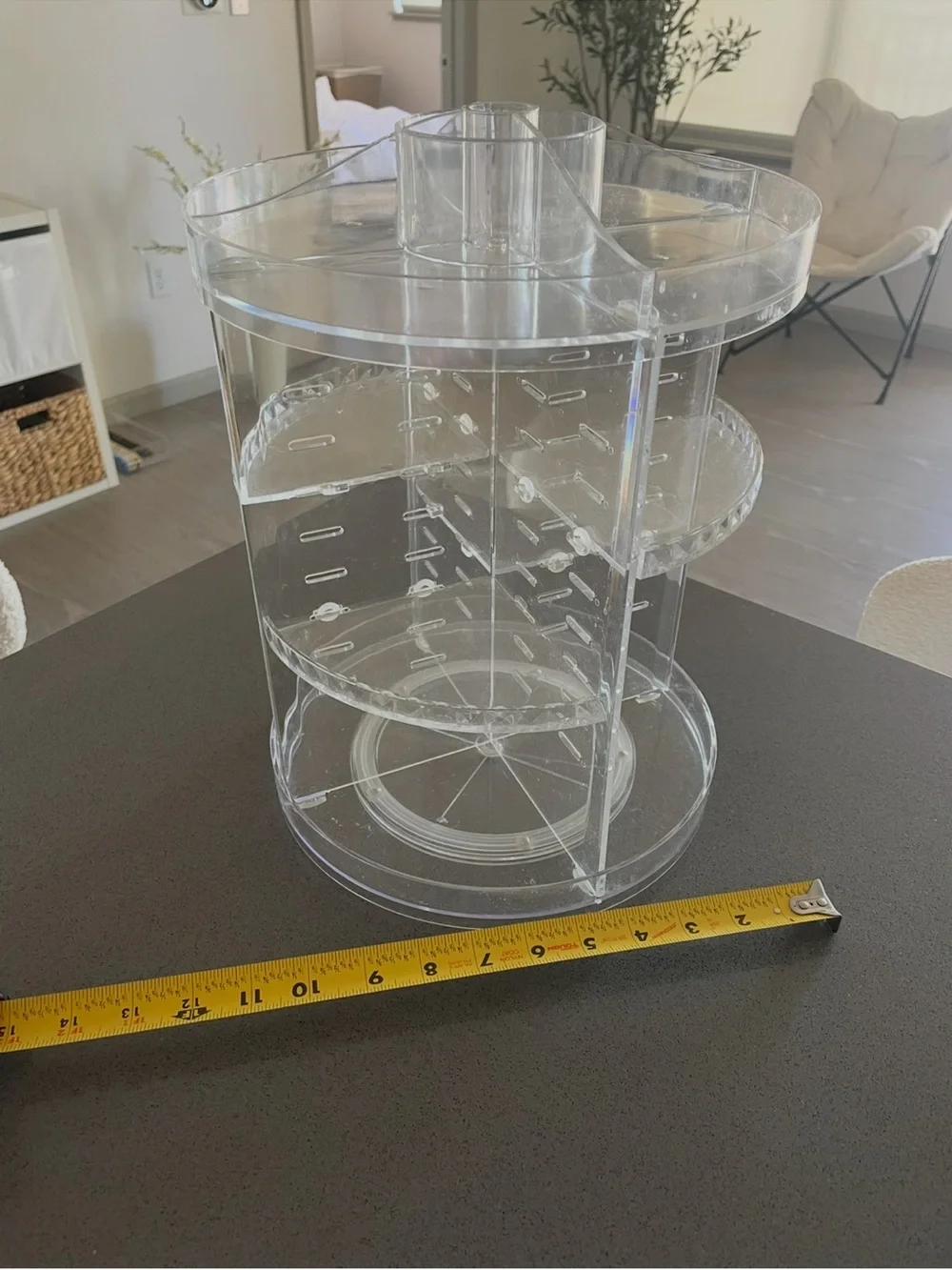 Clear 360° Rotating Makeup and Cosmetic Organizer - Clear